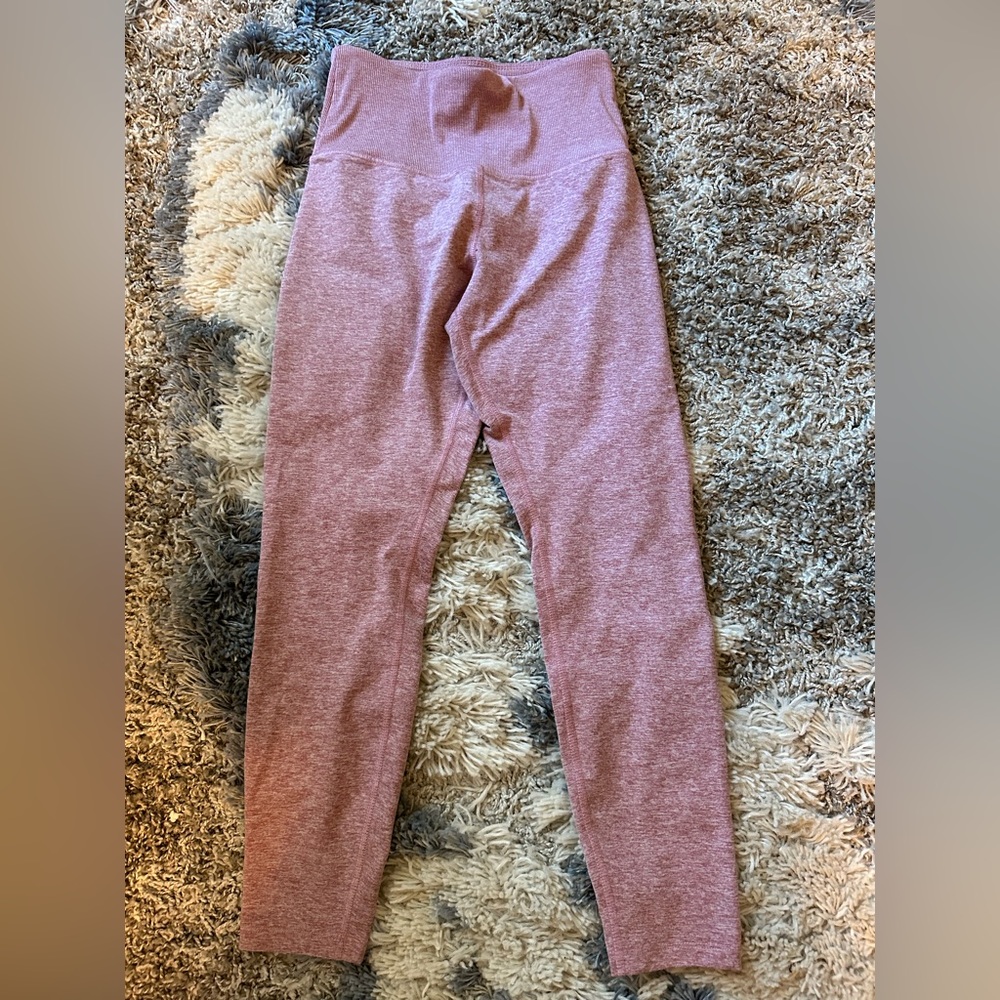 Balance Collection Size Small Light Pink Heathered Workout Leggings